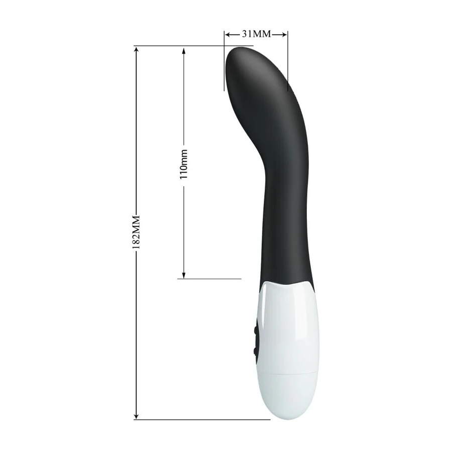 PRETTY LOVE - BISHOP G-SPOT VIBRATOR 30 MODI SCHWARZ